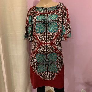 A53 ETCETERA TUNIC DRESS SILK Size 8